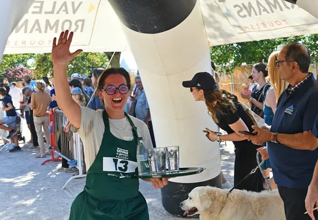 La course de garçons de café, Valence en Gastronomie Festival